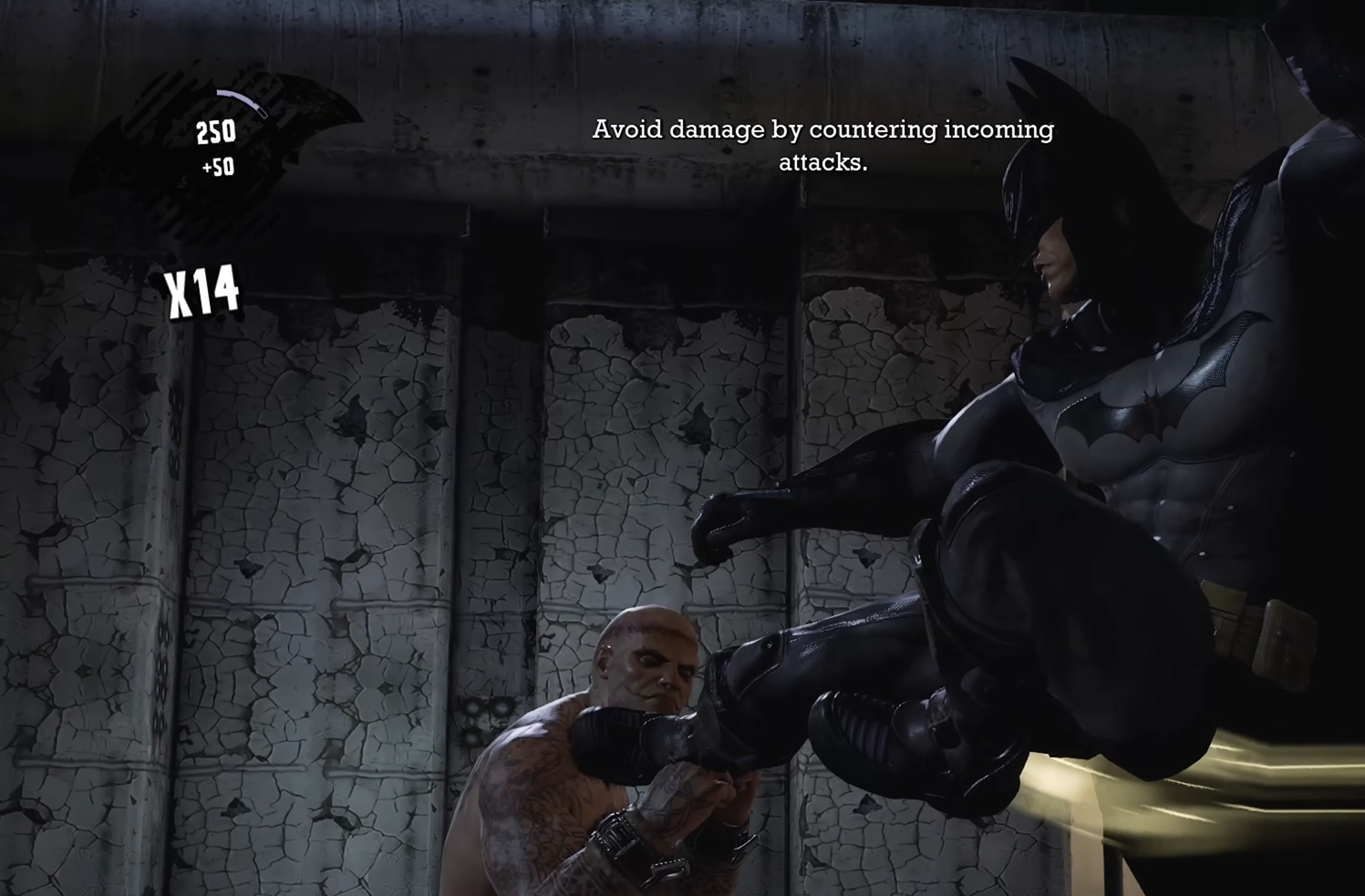Game-up-Batman-Arkham-Asylum-Batman-hits-enemy